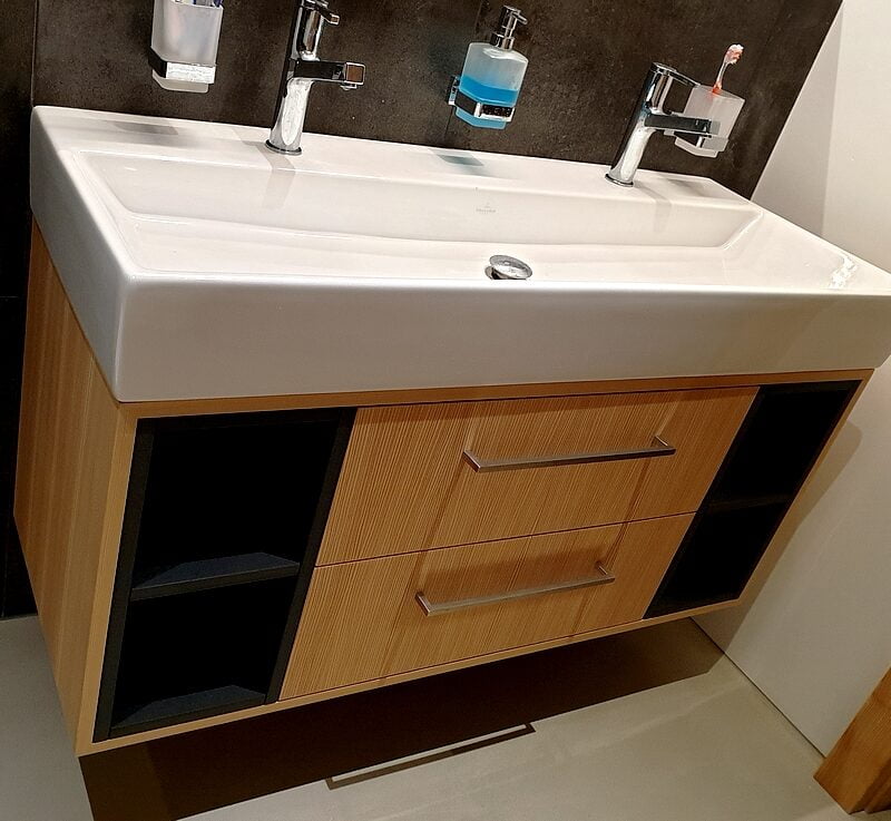 Votre salle de bain sur mesure à Crans-Montana avec la menuiserie Alexandre Lagger